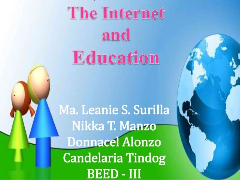 The Internet and Education - Teach Beside Me The Internet and Education - Teach Beside Me
